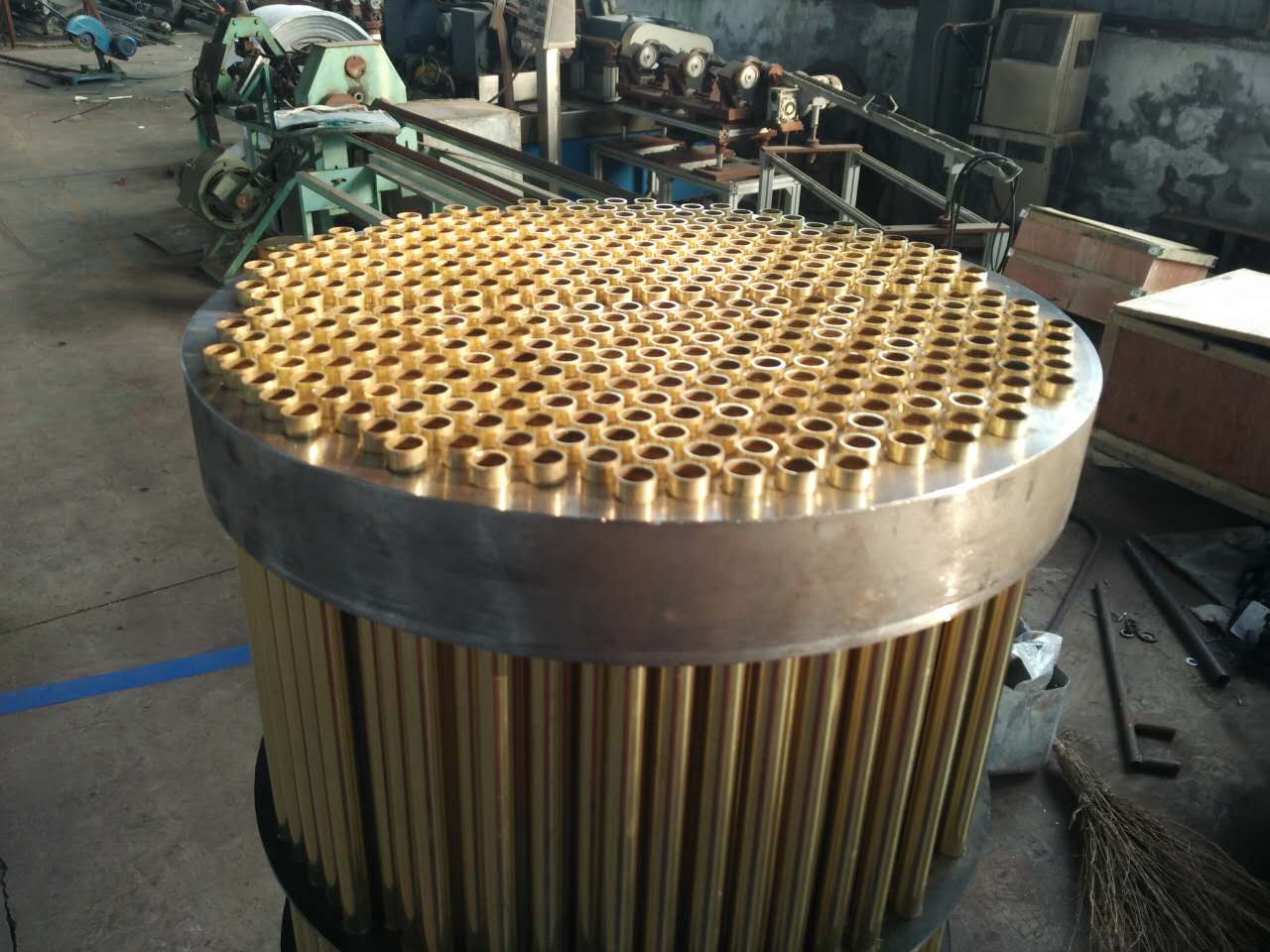 船用冷油器換管，船用冷油器換不銹鋼管