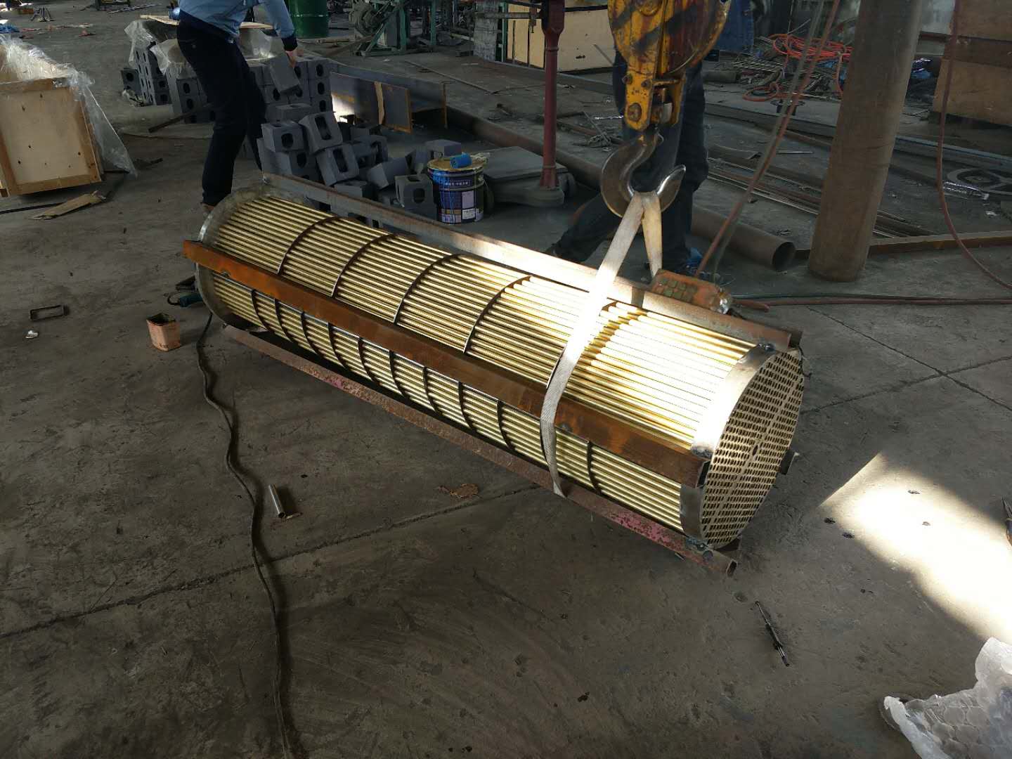 冷油器換管-冷油器換不銹鋼管